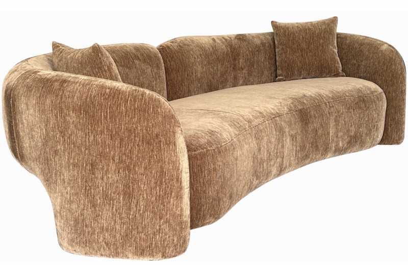 Bronzinė trivietė sofa
