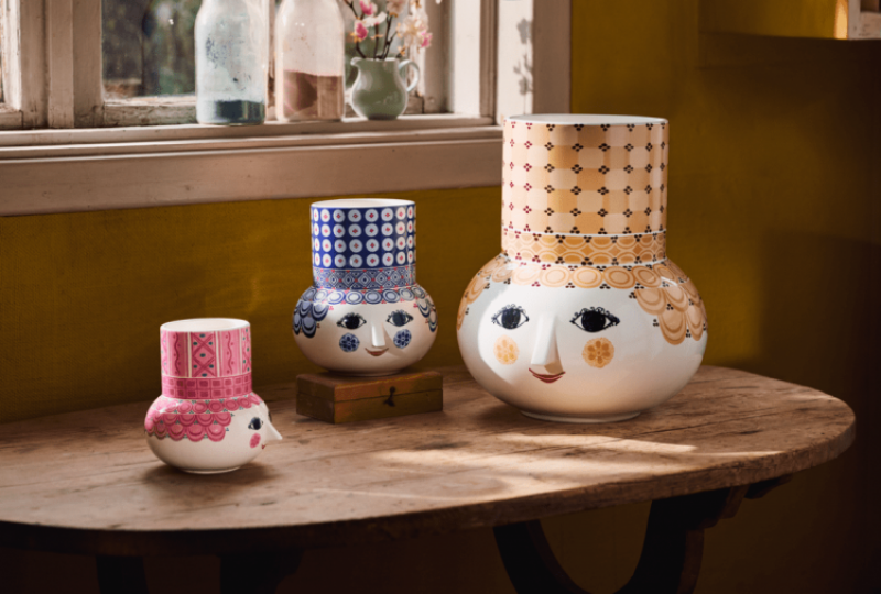 Bjørn Wiinblad vaza „Olga“