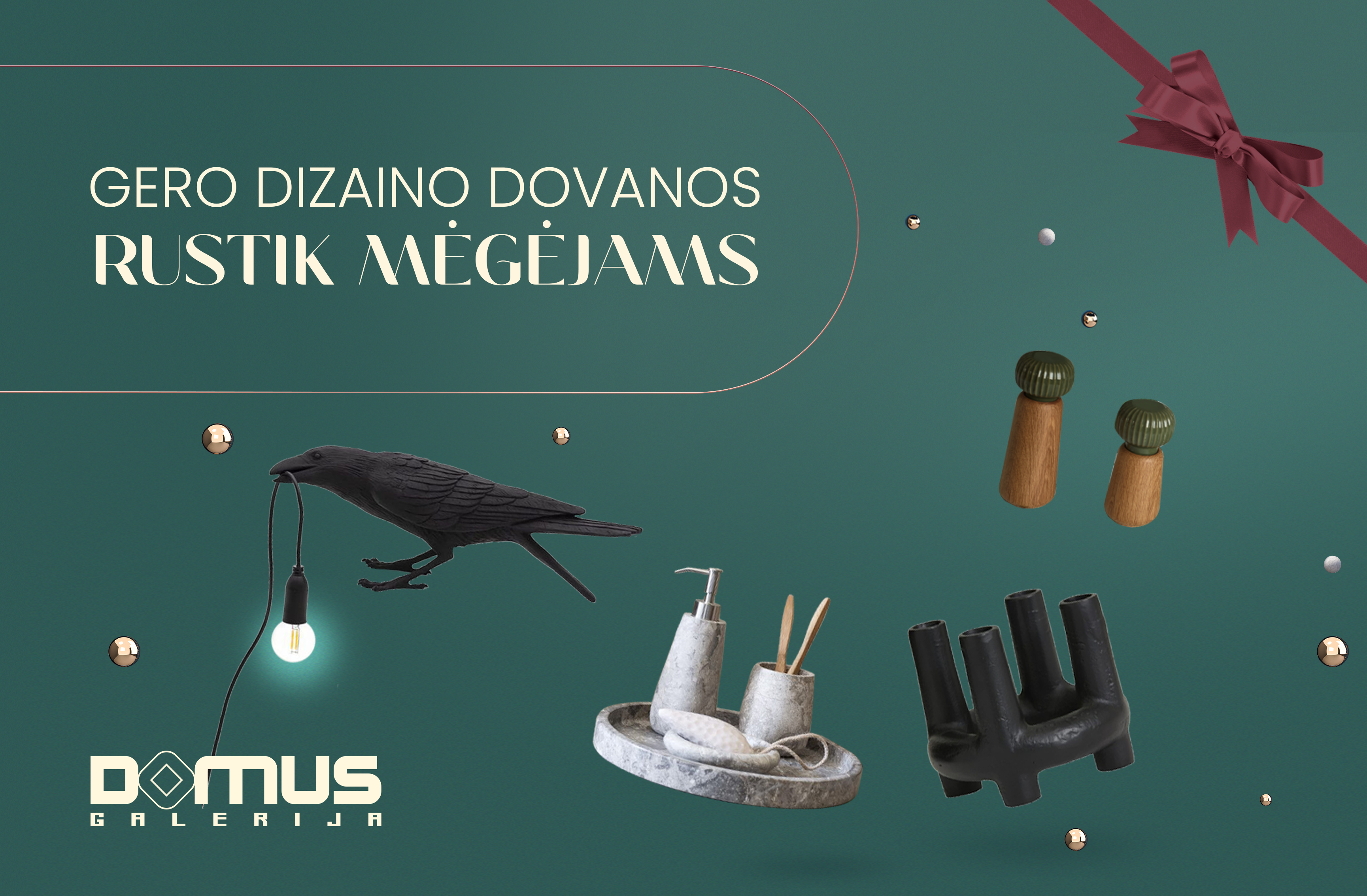 Kalėdų dovanos rustik mėgėjams