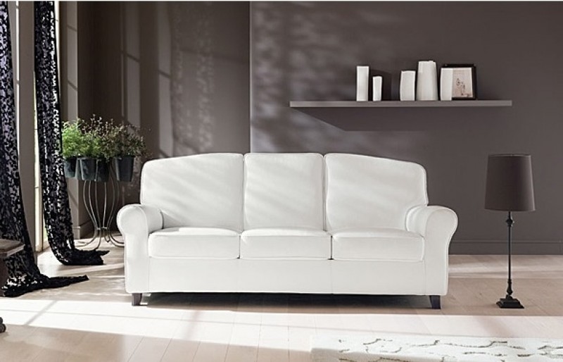 Natūralios odos sofa ROYAL