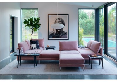 Modulinė sofa ALVA Pink Classic/Standard