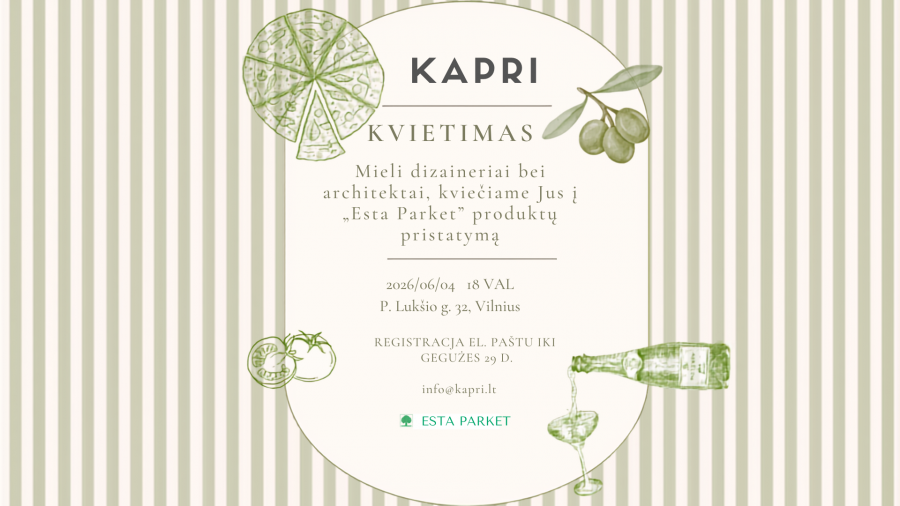 06.04 susitinkame KAPRI showroome