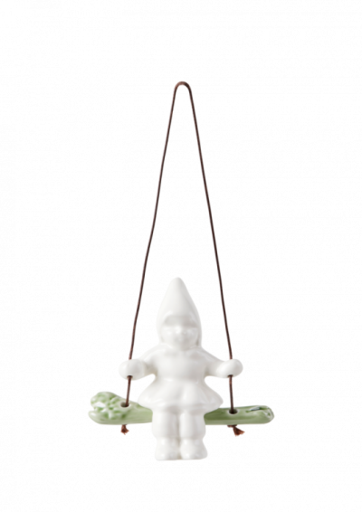 „Kähler“ pakabinamas kalėdinis žaisliukas iš porceliano „Swinging girl“
