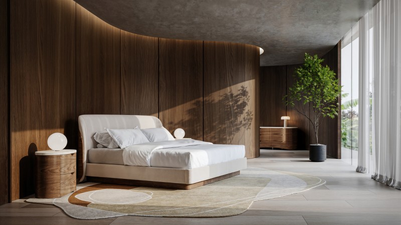 Caracole lova "Fleur" Queen/King