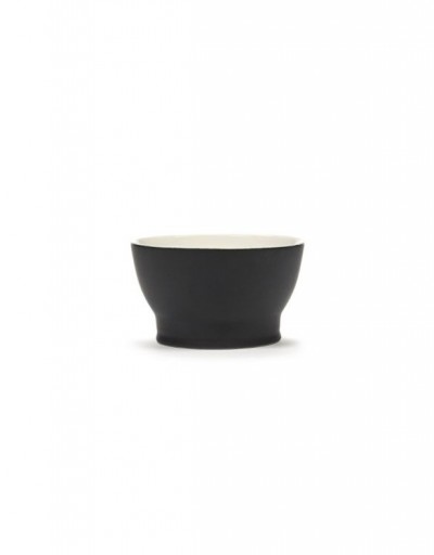 SERAX porcelianinis puodelis „Black/Off-white“, 220 ml