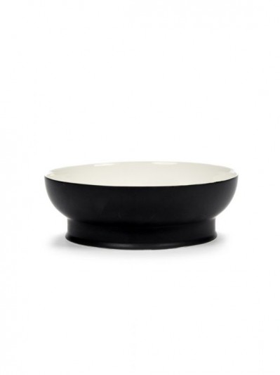 SERAX porcelianinis dubuo „Black/Off-white“, Ø22 cm