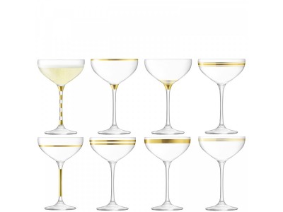 Šampano / kokteilių taurės DECO (LSA International)