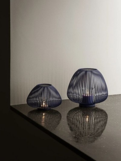 Blomus lauko žvakidė Lyva, mėlynos spalvos