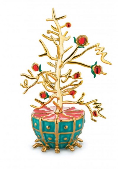 Porcelianinis Alessi žaisliukas Gyvybės medis, kalėdinė dekoracija