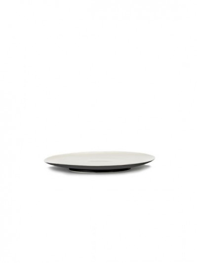 SERAX porcelianinė lėkštė „Black/Off-white“